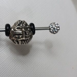 Ohm Beads (Pandora Compatible) "Don't Give Up" Silver 925 Charm